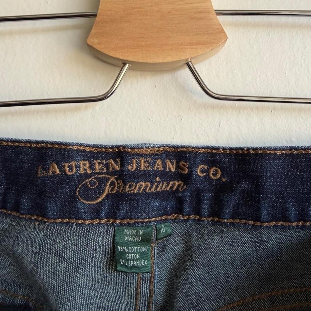 Ralph Lauren Jeans Co. Premium Dark Wash Cotton & Spandex Jeans